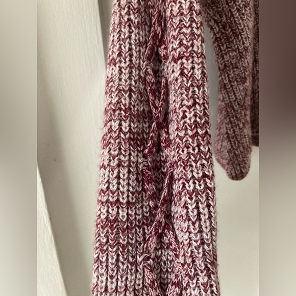 AMERICAN RAG Knit Sweater Burgundy V Neck XL - Picture 4 of 6